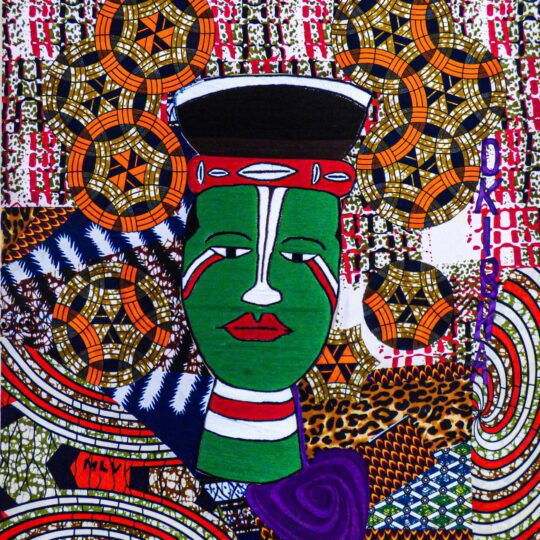 TETE KIEBE-KIEBE (FOND VERT)